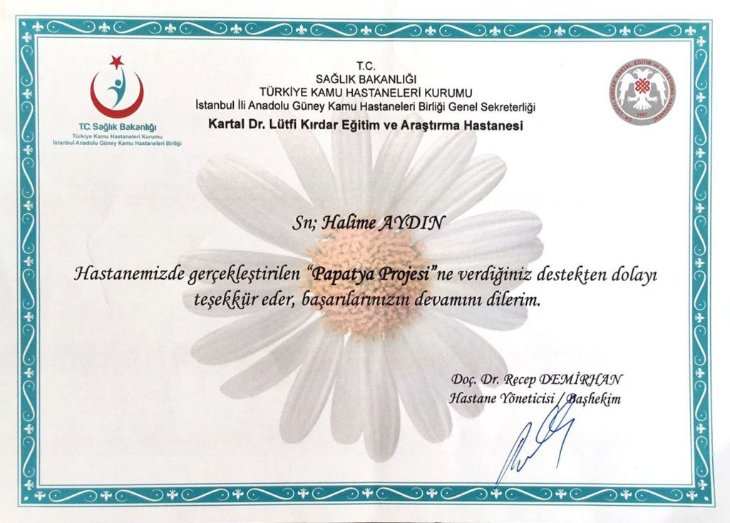 Sertifikalarımız Evde Yara Bakımı